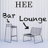 mds La Chaise Lounge HEE par Hay, Le Confort dans Ses Grandes largeurs - Rouge Rouille