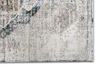 LIFA LIVING Tapis en Laine synthétique, Tapis de Style Vintage, Tapis de Salon et de Chambre à Coucher, Disponible en Beige & Bleu Fonce, 160 x 230 cm