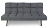 PEGANE Canapé de lit Coloris Gris - H 80 x P 57 x L 180 cm