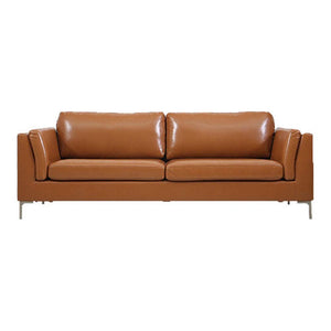 KEMANDUO Canapé Moderne - Canapé en Cuir De Haute Qualité - Respirant/Doux / Confortable - Chambre/Salon / Bureau,Brown