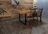 2X Chaise de Salle à Manger HWC-G69, Chaise pour la Cuisine, Style rétro, métal, gastronomie - Couleur Nature