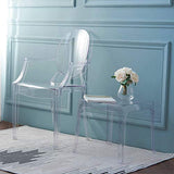 Damiware Spirit Table d'Appoint Table Basse | Acrylique Ghost | 39,5 x 39,5 cm | Transparent | Meuble d’appoint | Table Basse Salon | Table Basse plexi Transparent