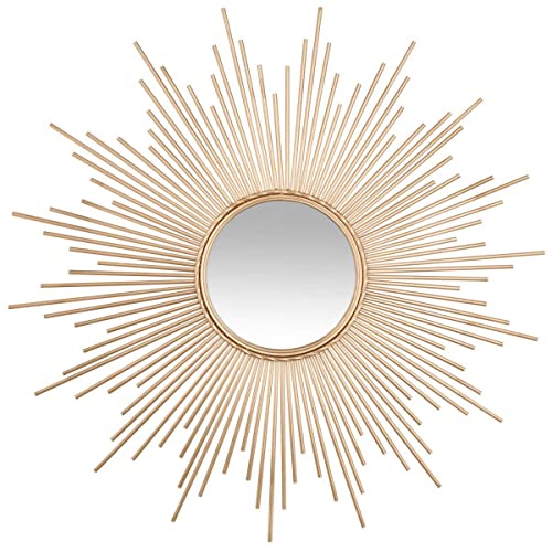 Miroir Soleil doré - métal D99 cm - Atmosphera créateur d Miroir Soleil doré - métal D99 cm - Atmosphera créateur d'intérieur