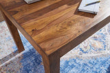 FineBuy Table à Manger Bois Massif Table de Cuisine Design Sheesham 120 x 60 cm | Table de Salle à Manger Style Maison de Campagne Table en Bois Meubles en Bois Naturel Salle à Manger Meubles