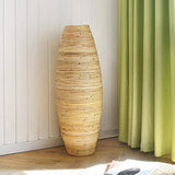 QingT Simple et Moderne, rotin, Vase en Bois, Salon, Hall,-80cm de Hauteur
