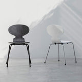 Chaise en bois courbé de chaise de fourmi simple dinant la chaise de jambe de fer de chaise appropriée au restaurant/bureau/famille (Color : Light Gray, Size : 53 * 54 * 78.5cm)