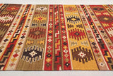 Kilim Carpets by Jalal Tapis Kilim Sivas 3 Rouge/Multicolore 160 x 230 cm