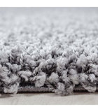 Carpettex Teppich Tapis Shaggy Pile Longue Couleur Unique Gris Claire - 120x170 cm