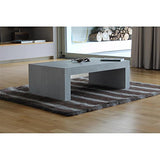Mobili Fiver, Table Basse, First H30, Béton, 90 x 54 x 30 cm Mélaminé, Made in Italy