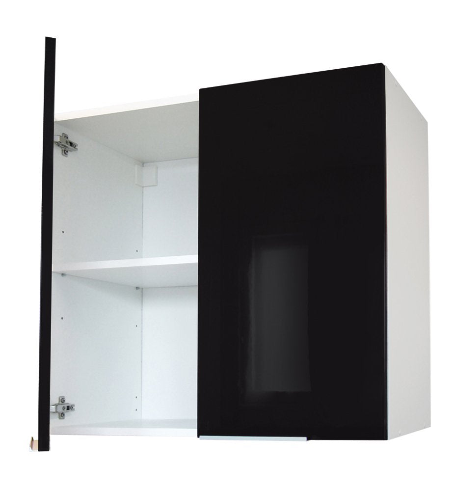 Cuisineandcie - Meuble haut de cuisine Eco noyer Blanchi 2 portes L 80 cm Cuisineandcie - Meuble haut de cuisine Eco noyer Blanchi 2 portes L 80 cm