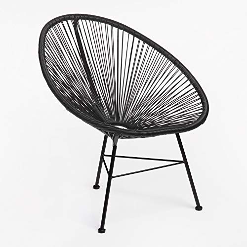 SKLUM Pack 2 Nouvelles Chaises Acapulco Noir