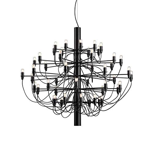 DERBUT Lampes de décoration de maison modernes 30/50 or/argent Gino Sarfatti conçu lustre salle à manger lumière la pièce