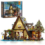 FUNWHOLE - Cabane en A Ensemble de Briques de Construction Lumineuses - 2061 PCS Adult Construction Model Set for Adults and Teen