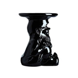 Kartell Napoleon tabouret noir brillant