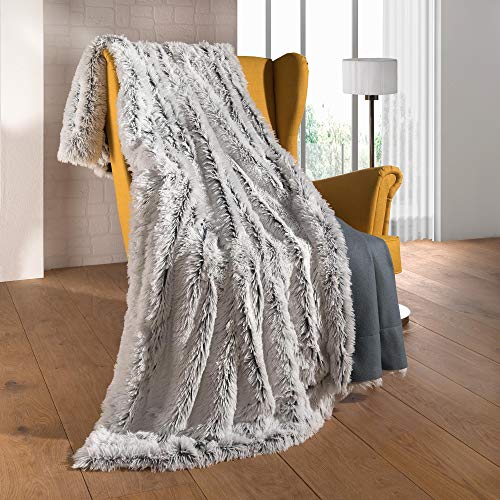 CelinaTex Couverture Douillette XXL 220 x 240 cm crème Gris Couverture de canapé Longhair Couverture en Fourrure synthétique Flokati Optik Couverture Fleece Oeko-TEX Shetland CelinaTex Couverture Douillette XXL 220 x 240 cm crème Gris Couverture de canapé Longhair Couverture en Fourrure synthétique Flokati Optik Couverture Fleece Oeko-TEX Shetland