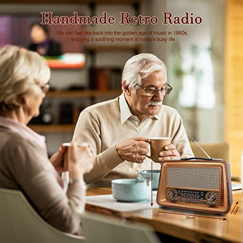 Poste Radio Vintage, Poste Radio Portable, Radio Bluetooth, Radio Nost... pas cher