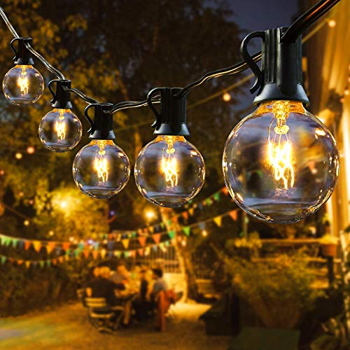 IREGRO Guirlande Lumineuse G40 Lampes Cordes 40 Ampoule 12.8 M Etanche –  Shop Planète Déco