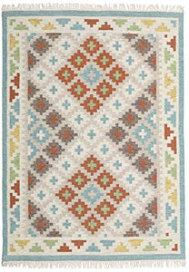 RugVista, Summer Kelim, Fait Main, Tapis, Tapis Kelim Moderne, Pile Moyenne, 160 x 230 cm, Rectangle, Care & Fair, Laine, Couloir, Chambre, Cuisine, Salon, Beige Gris Clair RugVista, Summer Kelim, Fait Main, Tapis, Tapis Kelim Moderne, Pile Moyenne, 160 x 230 cm, Rectangle, Care & Fair, Laine, Couloir, Chambre, Cuisine, Salon, Beige Gris Clair