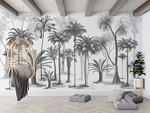 SILK ROAD EU Papier Peint Panoramique jungle Soie, 355 x 250 cm, noir –  Shop Planète Déco