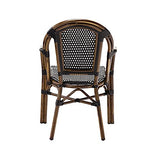 Fauteuil bistrot LUCA en polyrotin