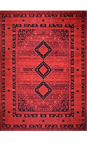 MANI TEXTILE - Tapis MAGHREB Rouge Dimensions - 160x230 MANI TEXTILE - Tapis MAGHREB Rouge Dimensions - 160x230