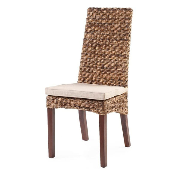 PACIFIC linea Chaise LAVEZZI - Abaca/Bois