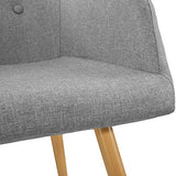 TecTake 402981 - Chaise de Salle à Manger Confort, Fauteuil de Salon Rembourré au Design Scandinave 55 cm x 54 cm x 82,5 cm Gris