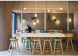 XKun Chaise de bar moderne pour comptoir de restaurant, bar, café, maison, chaise de bar (55 cm)