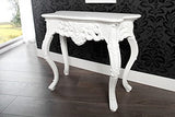 DuNord Design rétro Console Style Baroque Blanc Venezia