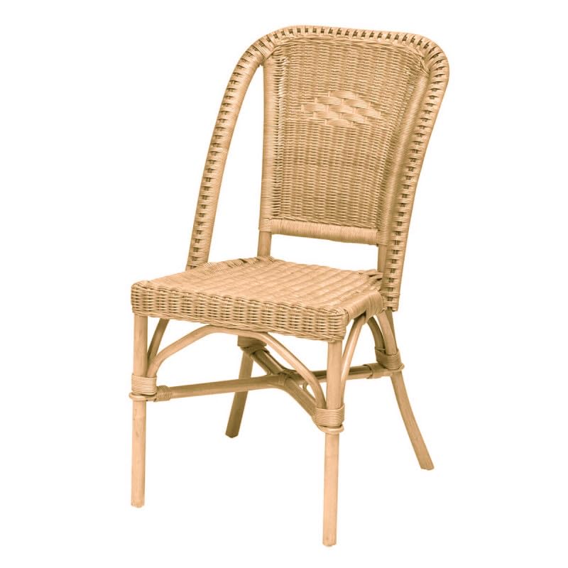 ROTIN DESIGN Chaise Selva Miel en Osier fitrit ROTIN DESIGN Chaise Selva Miel en Osier fitrit