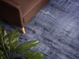 Tapis rectangulaire - Tapis en Viscose - Bleu foncé - 160x230 cm - GESI