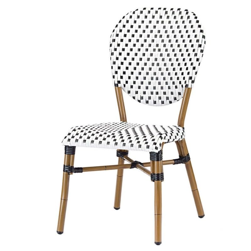 ROTIN DESIGN Chaise CLAR - Polyrotin/Aluminium