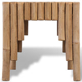 Tidyard Table Basse en Bambou Table Basse de Salon 70 x 35 x 35 cm