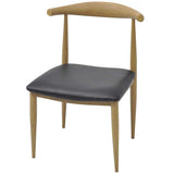 binzhoueushopping chaises pour Salon, DE Salle à Manger Noires, Cuir Artificiel,2 unités 50 x 52 x 78 cm