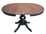 Arteferretto Table à Manger Extensible Bicolore - diamètre 100 cm
