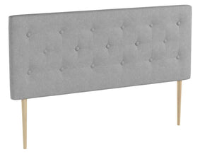 marcKonfort Tête de lit Oslo 160 cm, capitonnée Tissu Grey