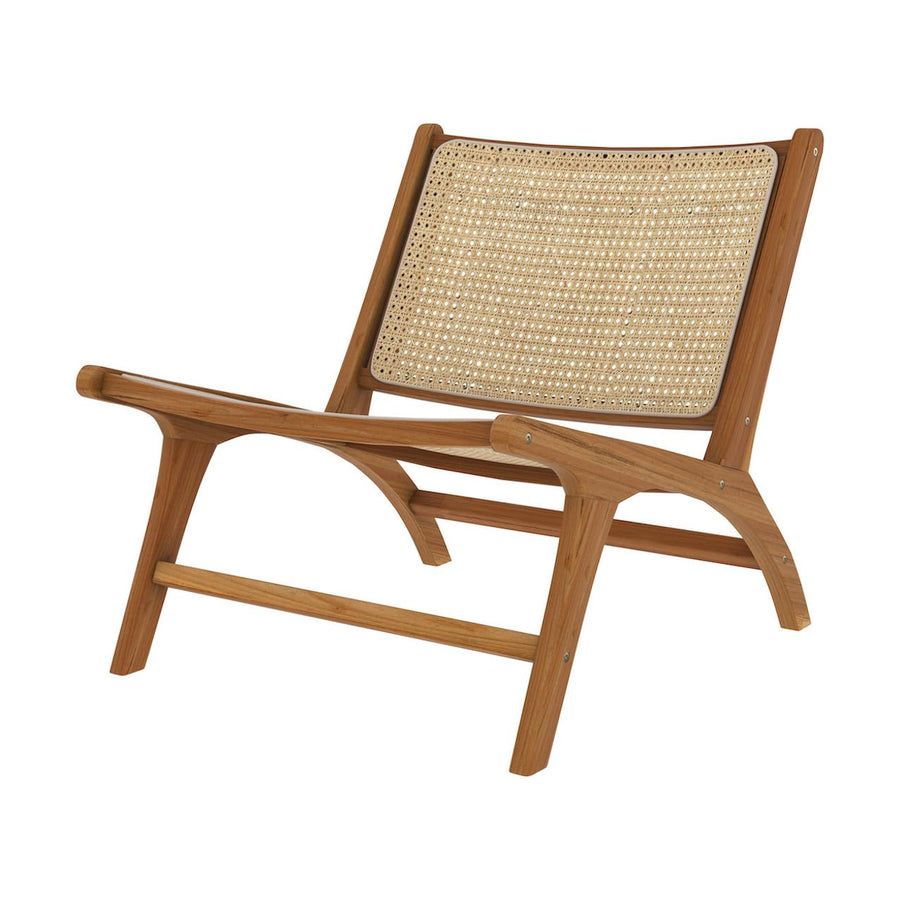Rendez vous déco - Fauteuil - Kilka - Fauteuil 1 Place en Teck avec Assise et Dossier en Tressage Cannage - L.65 cm x P. 76 cm x H.69,5 cm - 9 kg Rendez vous déco - Fauteuil - Kilka - Fauteuil 1 Place en Teck avec Assise et Dossier en Tressage Cannage - L.65 cm x P. 76 cm x H.69,5 cm - 9 kg