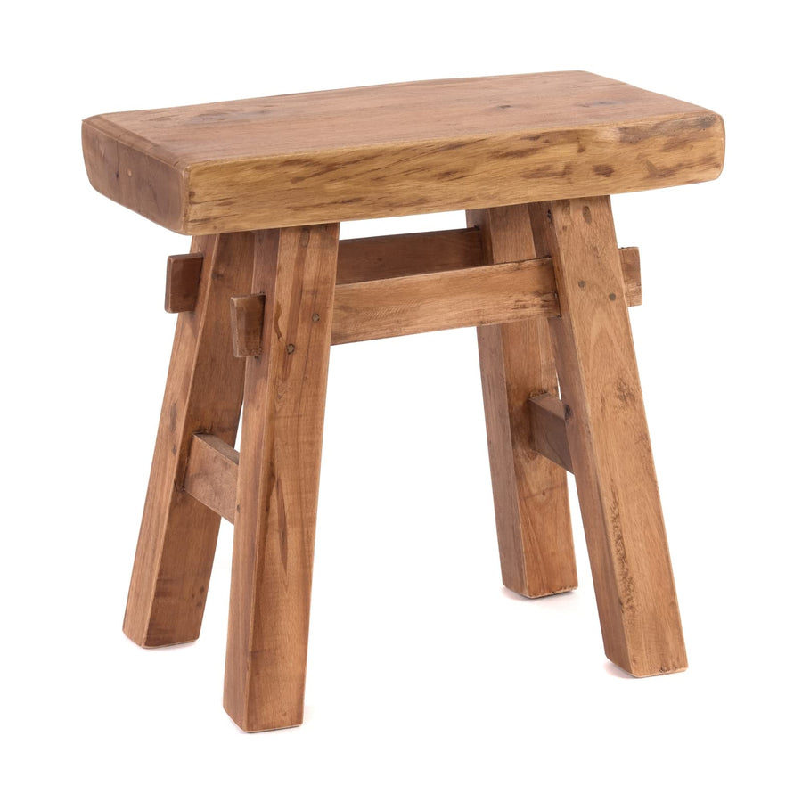DESIGN DELIGHTS Tabouret en bois rustique vintage 40