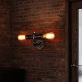 Applique Industrielle Applique Murale Vintage Lampe Industrielle Applique Retro pour Maison de Champagne Café Loft Cuisine Salon et chambre d'hôtel (Métal, bronze, ampoules non comprises)