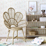 Kenay Home Flower Chaise de Salon, rotin, 70 x 50 x 92 cm