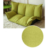 KJRJSF Canapé et canapé de Sol Ajustables pour Le Salon et la Chambre à Coucher rabattables avec Le siège d'amour inclinable (Color : Purple)