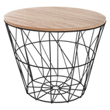 Table d'appoint Kumi Noire D38 cm - Atmosphera créateur d'intérieur