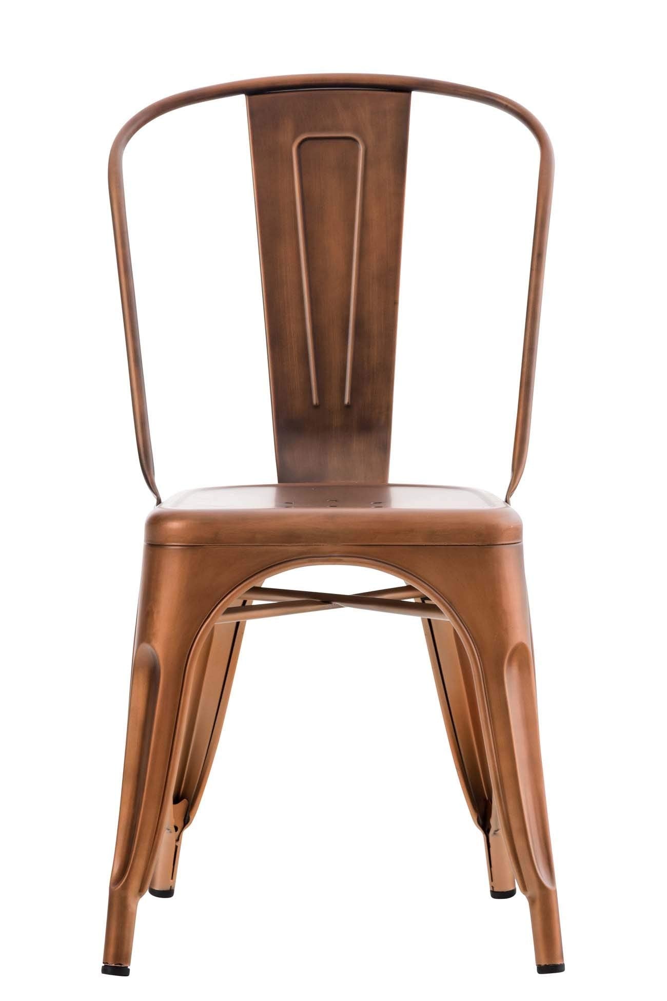 Pack de chaises avec protections pour le sol couleur crème fabriquée en  métal et tissu Antibes CLP - Habitium®