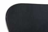CLP Chaise Empilable Calisto en Bois - Assise Ergonomique - Chaise de Salle d'Attente en Bois Chaise, Hauteur Assise 45 cm -Couleurs au Choix: Noir