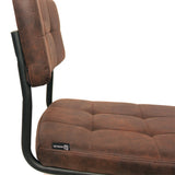 KAYELLES Chaise Design SAFI Lot de 2 (Marron)