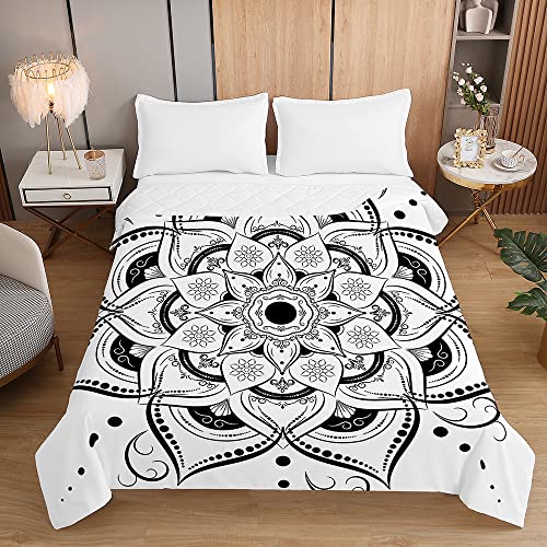 Chickwin Couvre Lit Matelassée Imprimé de Mandala Dessus de Lit Doux Couverture de lit Microfiber Couvre-lit Réversible Printemps Été Jeté de Lit (200x230cm,Gris) Chickwin Couvre Lit Matelassée Imprimé de Mandala Dessus de Lit Doux Couverture de lit Microfiber Couvre-lit Réversible Printemps Été Jeté de Lit (200x230cm,Gris)