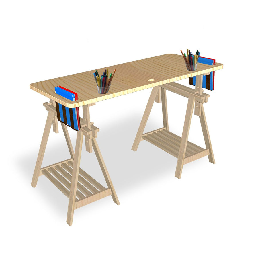 Europe & Nature Bureau Gamy, Bois, 150 x 70 x 101 cm Europe & Nature Bureau Gamy, Bois, 150 x 70 x 101 cm
