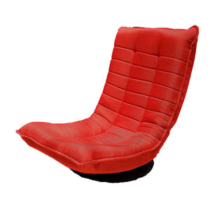 Qing MEI Home Chaise Pivotante Paresseux Fauteuil À Bascule Canapé Inclinable Balcon Balcon Unique Siesta Chaise Amovible Et Lavable A++ (Couleur : Red)