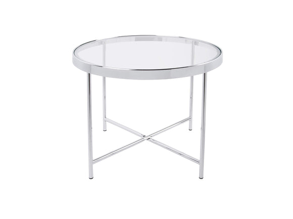 Leitmotiv Smooth Table, Verre, Transparent, Taille uniq