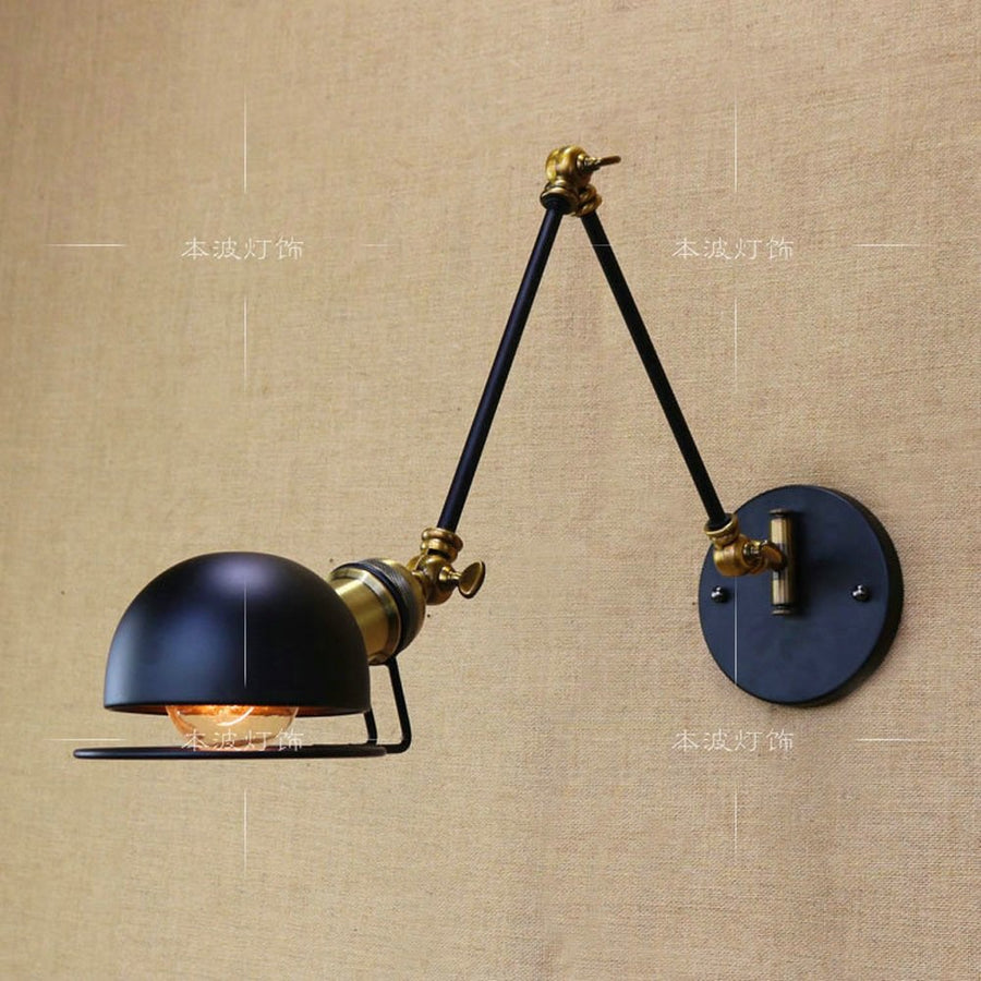 Loft Vintage En Métal Réglable Applique Murale Lampe Pliant Rétractable Appliques Murales Pour Salle À Manger Bureau Chambre Chevet Avec E27 Douille (Color : Black) Loft Vintage En Métal Réglable Applique Murale Lampe Pliant Rétractable Appliques Murales Pour Salle À Manger Bureau Chambre Chevet Avec E27 Douille (Color : Black)